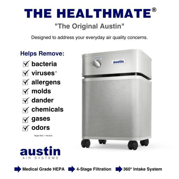 Austin Air Healthmate Machine Medical Grade HEPA Air Purifier B400A1