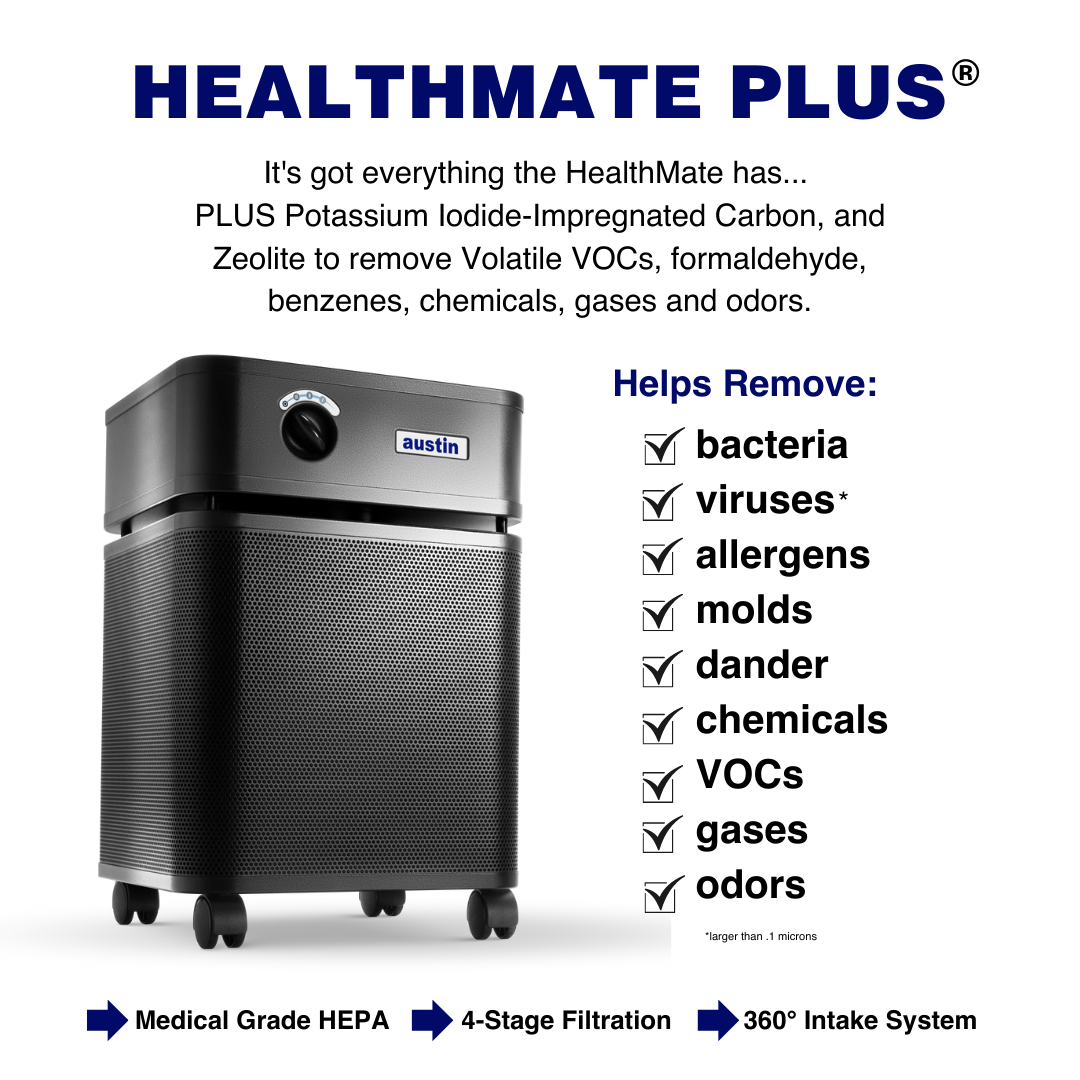 Austin Air Healthmate Plus Machine Medical Grade HEPA Air Purifier B450A1