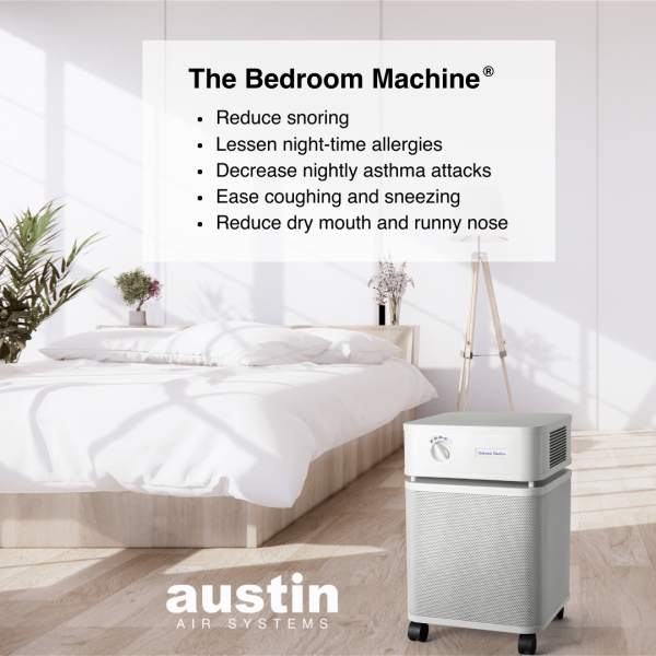 Austin Air The Bedroom Machine Medical Grade HEPA Air Purifier B402A1
